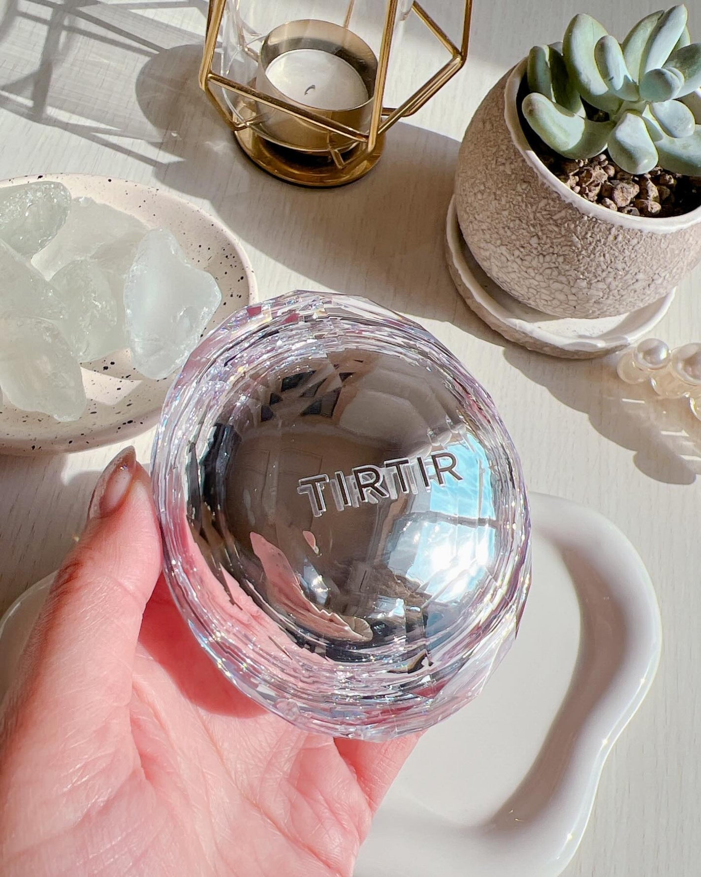 マスクフィット クリスタルメッシュクッション/TIRTIR(ティルティル)/クッションファンデーションを使ったクチコミ(9枚目)