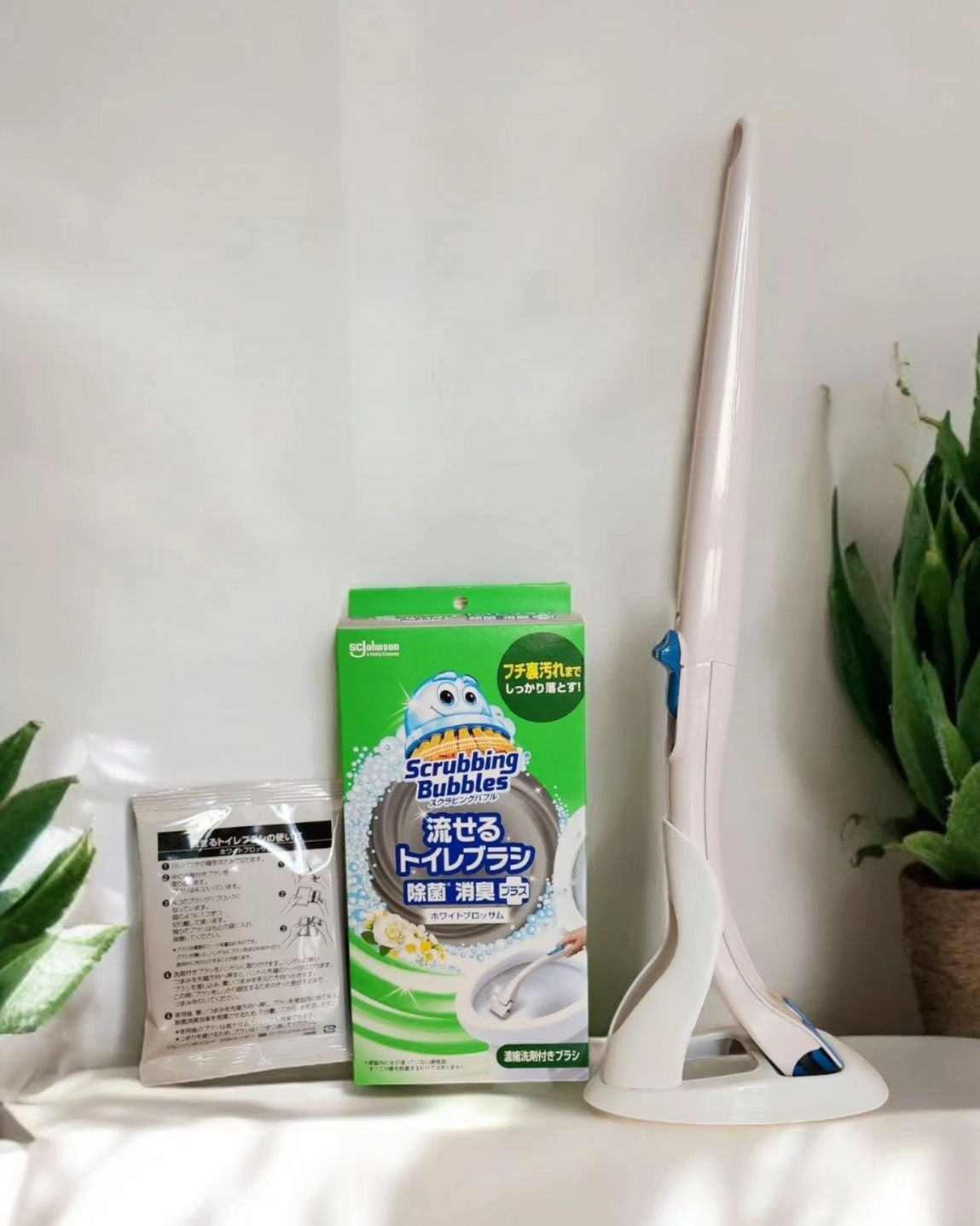 スクラビングバブル 流せるトイレブラシ/ジョンソン/その他を使ったクチコミ(1枚目)