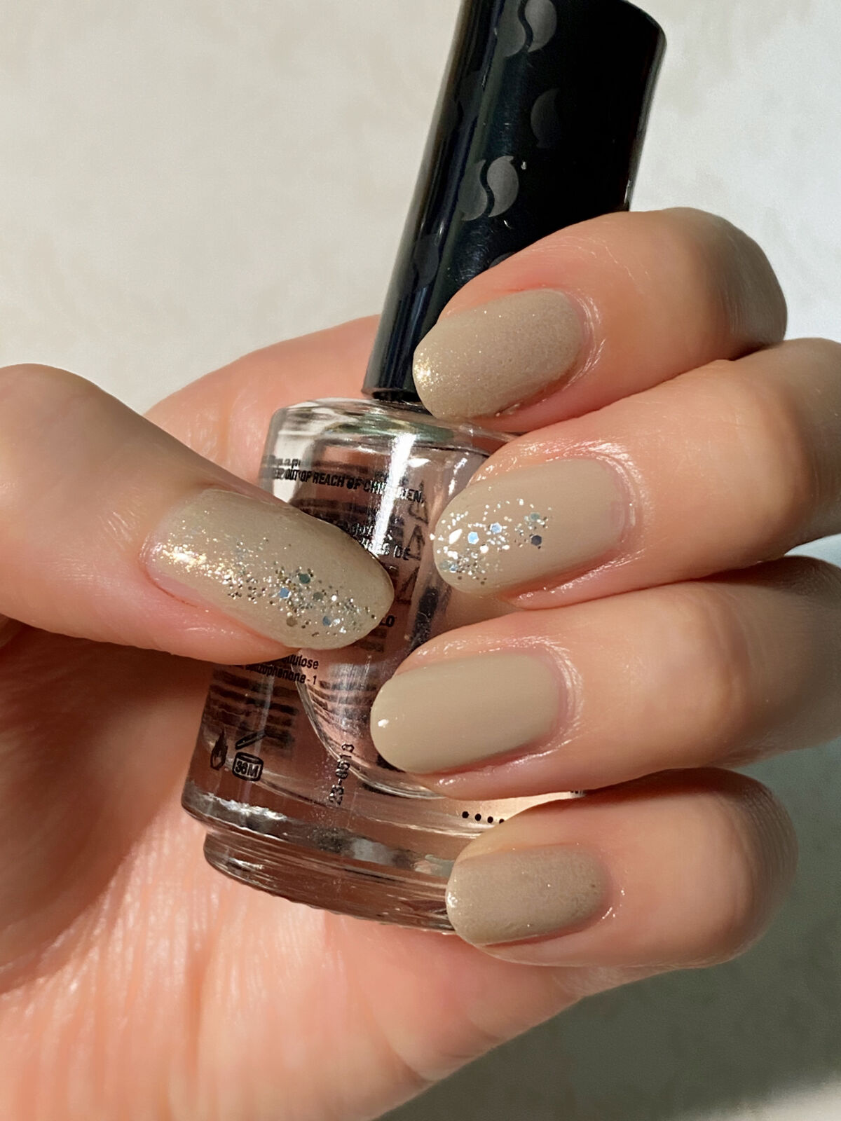 グロッシーコート ミルクティーチャイ【旧】/スキューズミー/オールインワンネイルを使ったクチコミ（1枚目）
