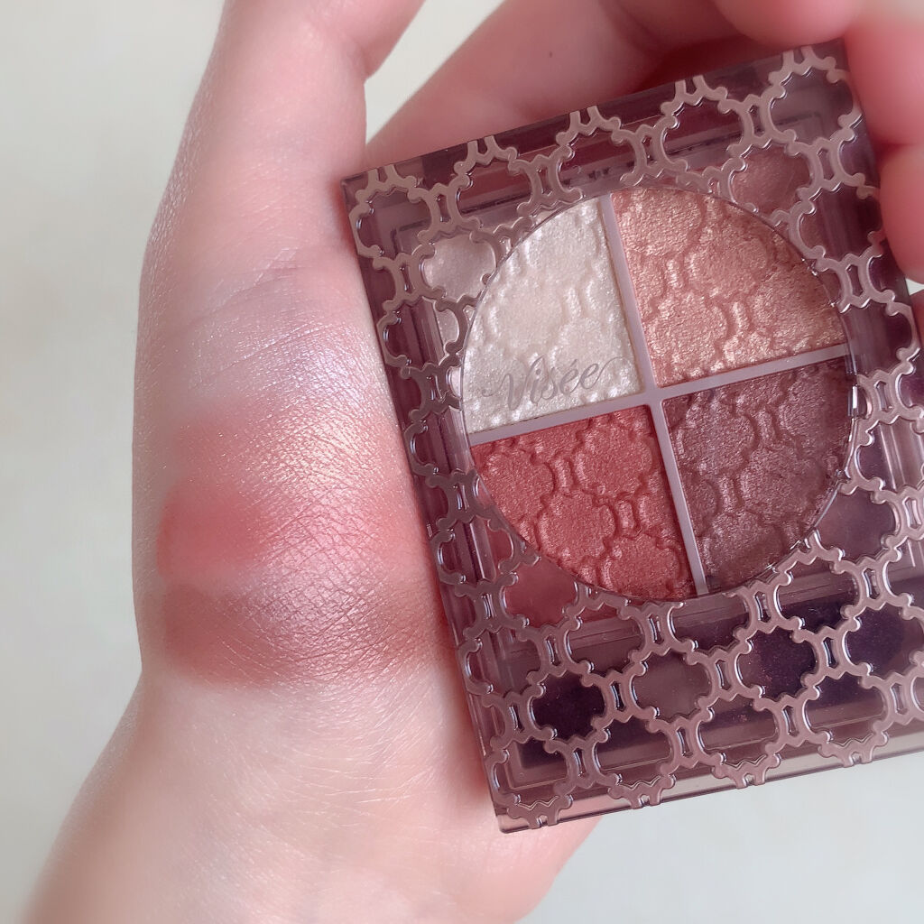 グロッシーリッチ アイズ N/Visée/アイシャドウパレットを使ったクチコミ（3枚目）