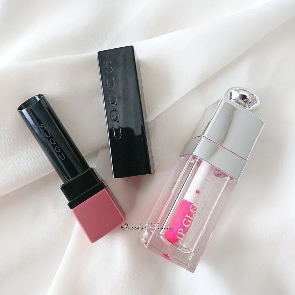 クリア ネオン リップスティック 102 映菫 -HAESUMIRE/SUQQU/口紅を使ったクチコミ（1枚目）