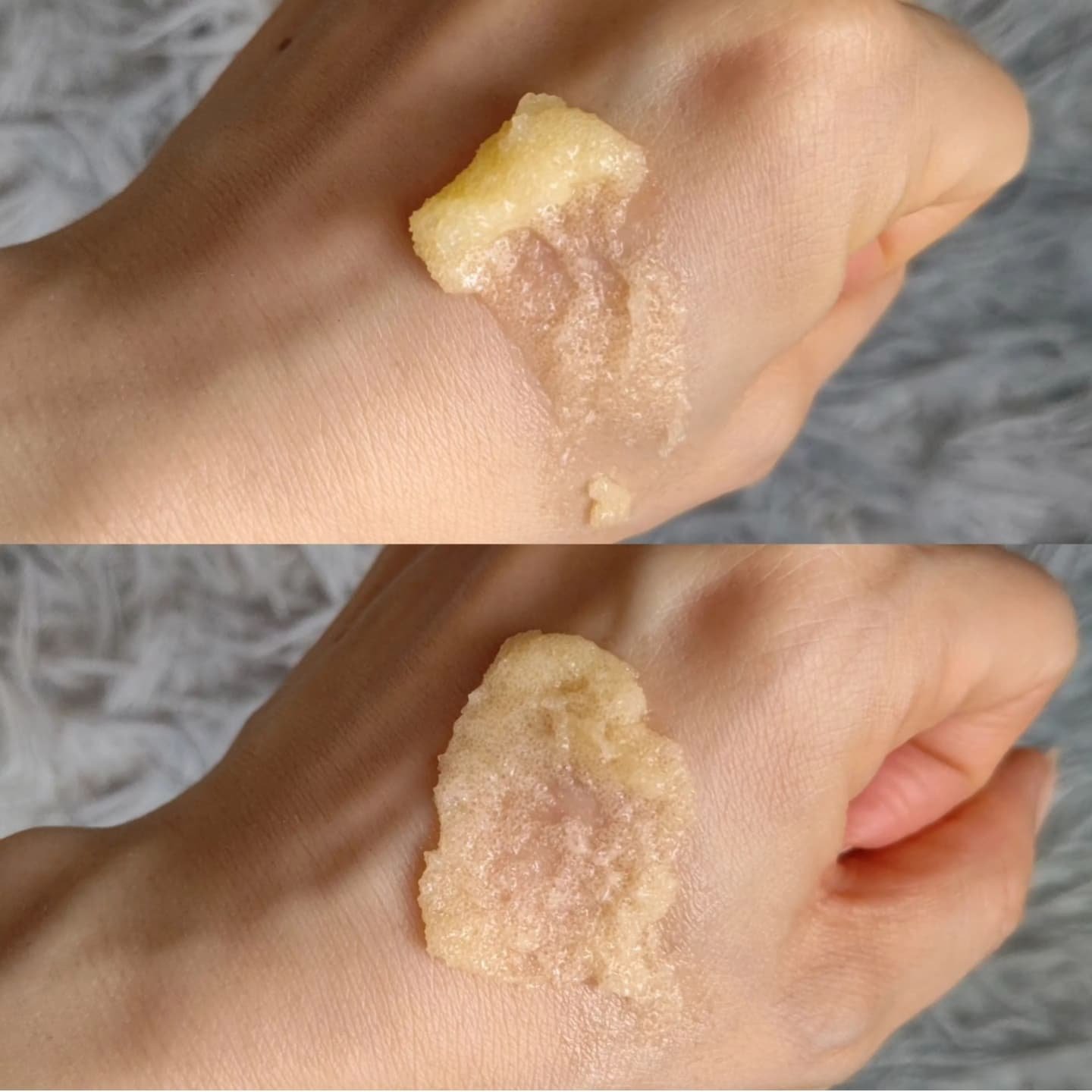 Q+Me スウィートボムタラソスクラブレモンティーの香り/AGARISM/バスト・ヒップケアを使ったクチコミ（2枚目）