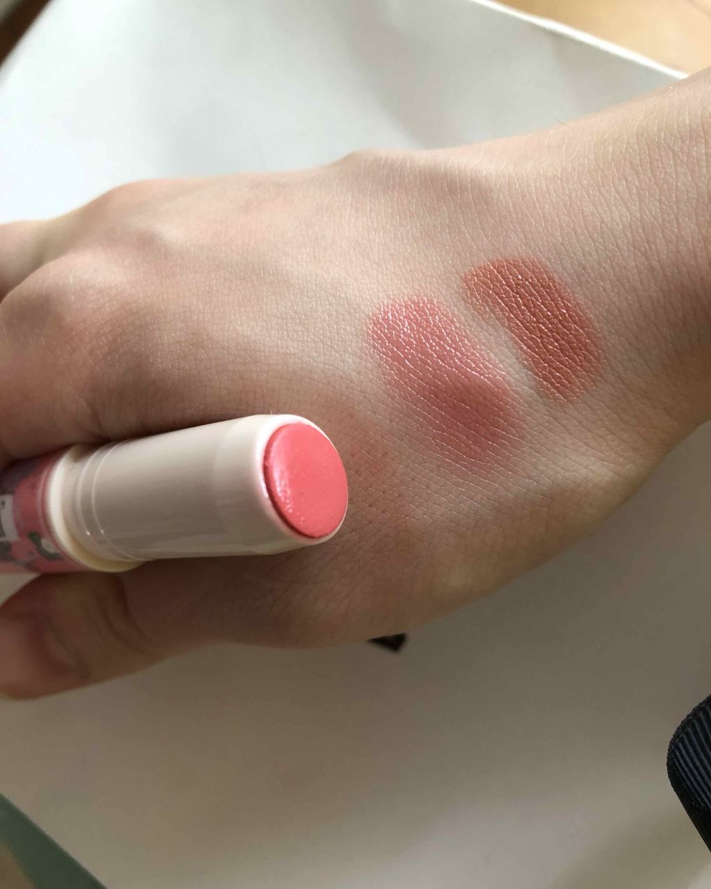 ステイオンバームルージュ/キャンメイク/口紅を使ったクチコミ(3枚目)