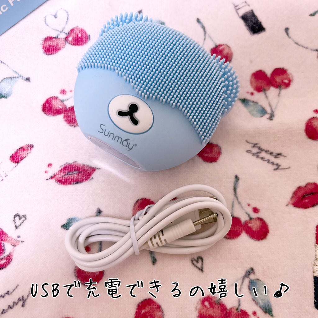 萌えクマ洗顔ブラシ/Sunmay/美顔器・マッサージを使ったクチコミ(3枚目)
