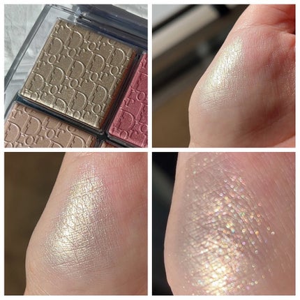 ディオール バックステージ フェイス グロウ パレット/Dior/ハイライトを使ったクチコミ(4枚目)