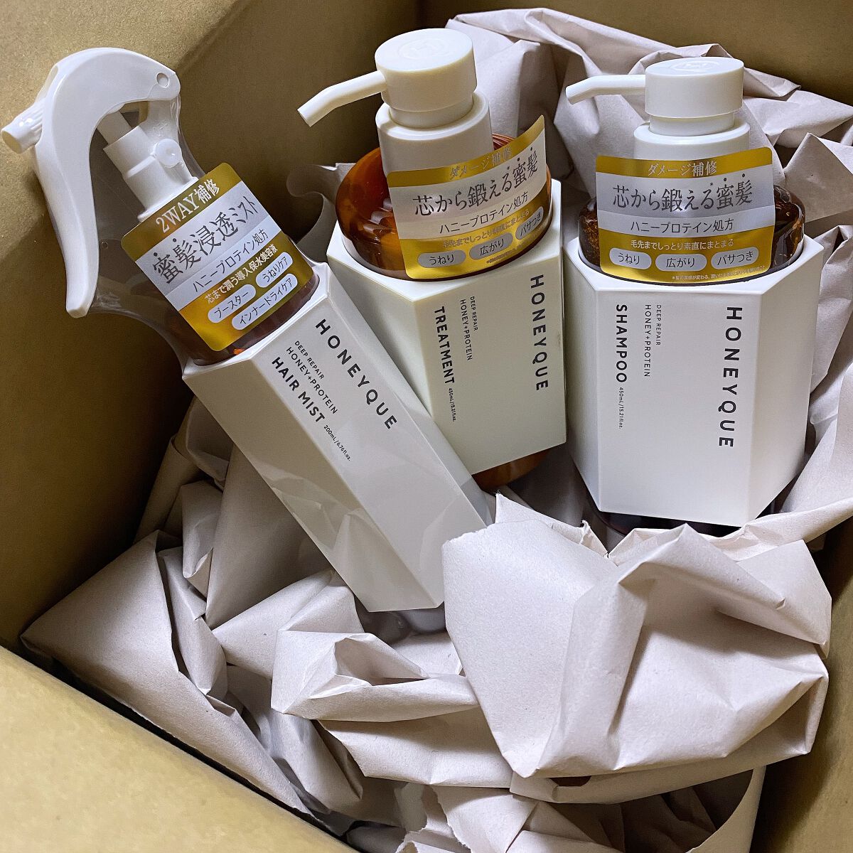 ディープリペア 2WAY ヘアミスト モイスト/ハニーク/ヘアミストを使ったクチコミ（1枚目）