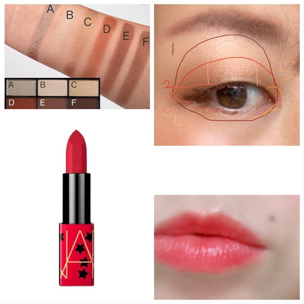 オーディシャス シアーマット リップスティック 00267(店舗限定)/NARS/口紅を使ったクチコミ（2枚目）