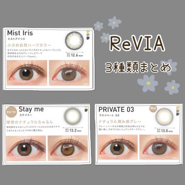 ReVIA 1day [COLOR] PRIVATE 03（プライベート 03）/ReVIA/ワンデー（１DAY）カラコンを使ったクチコミ（1枚目）