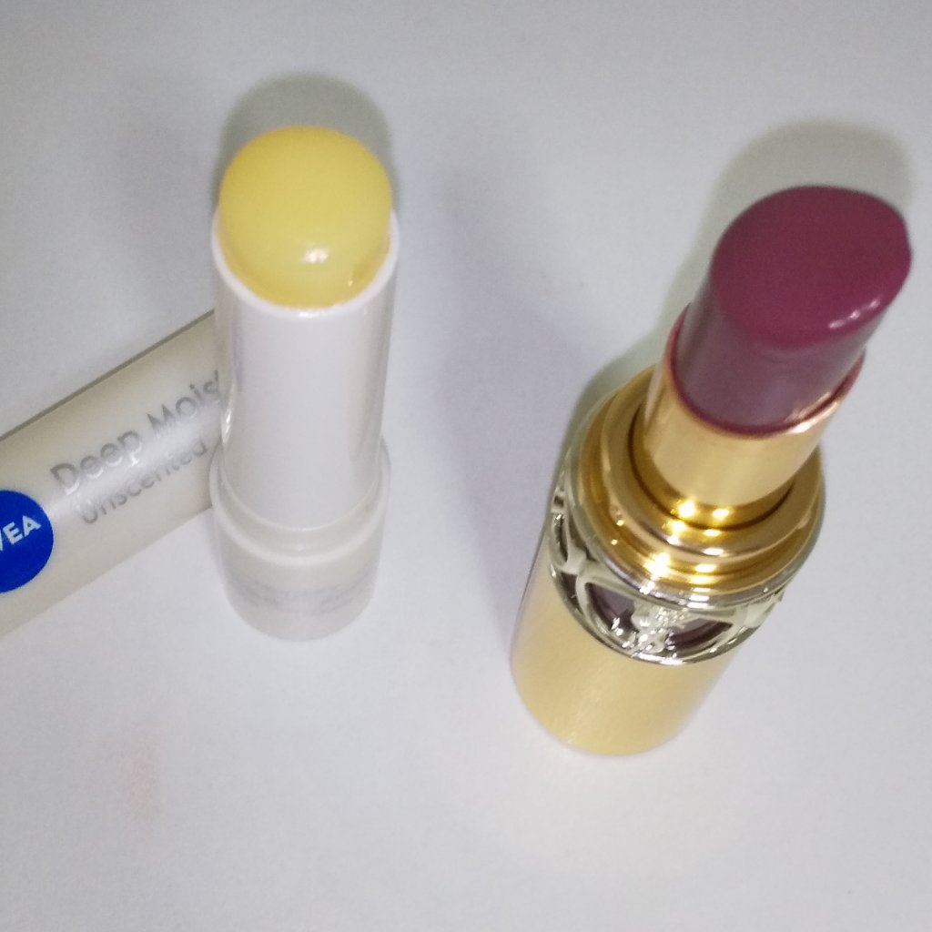 ルージュ ヴォリュプテ シャイン/YVES SAINT LAURENT BEAUTE/口紅を使ったクチコミ（2枚目）