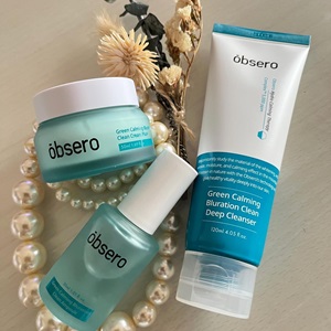 グリーンカーミングブルーレーションクリーンアンプル/obsero/美容液を使ったクチコミ（1枚目）