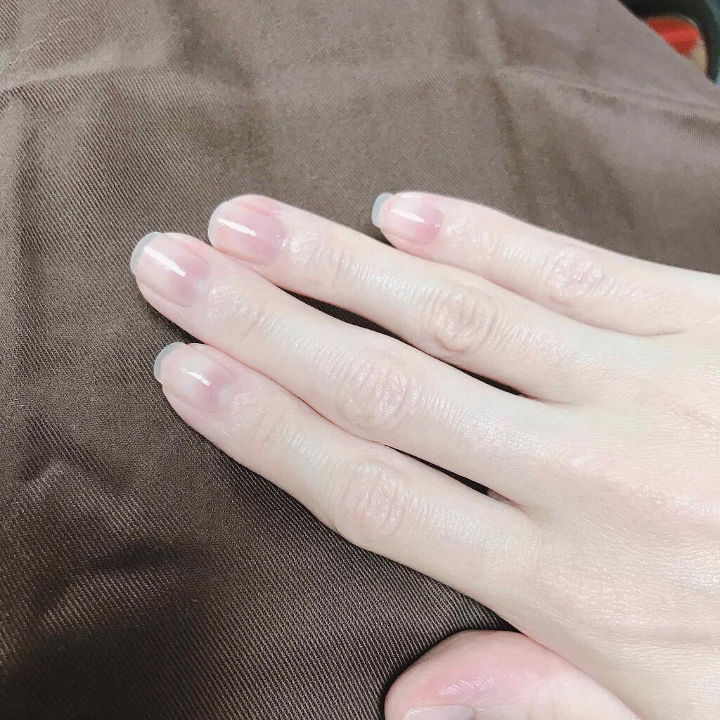 ウォータリーネイルジェル クイックグロス		/D-UP/オールインワンネイルを使ったクチコミ（2枚目）