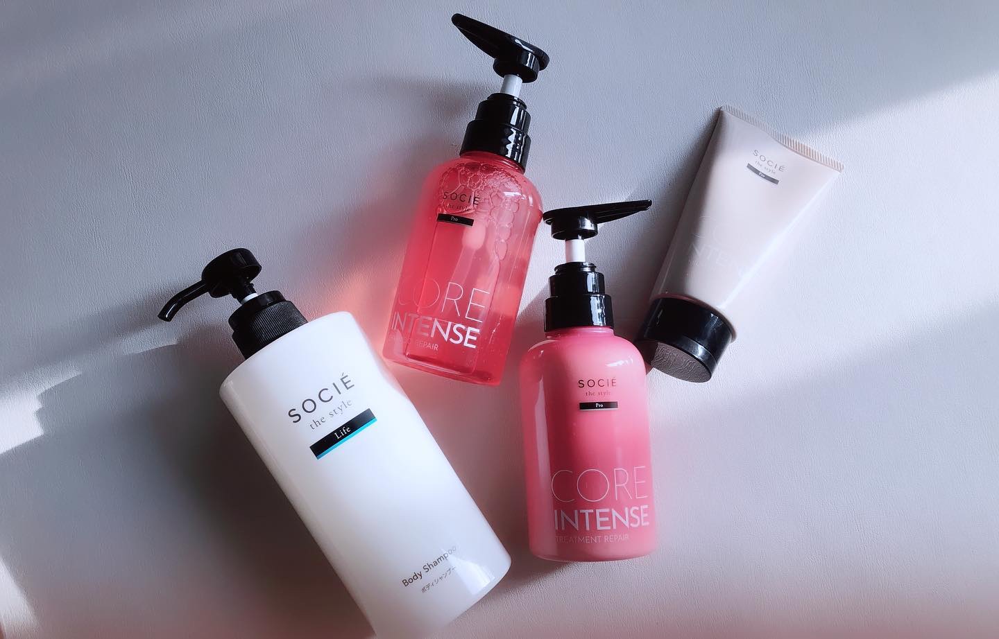 コアイテンスシャンプー／トリートメント｜ソシエ ザ スタイル他、2