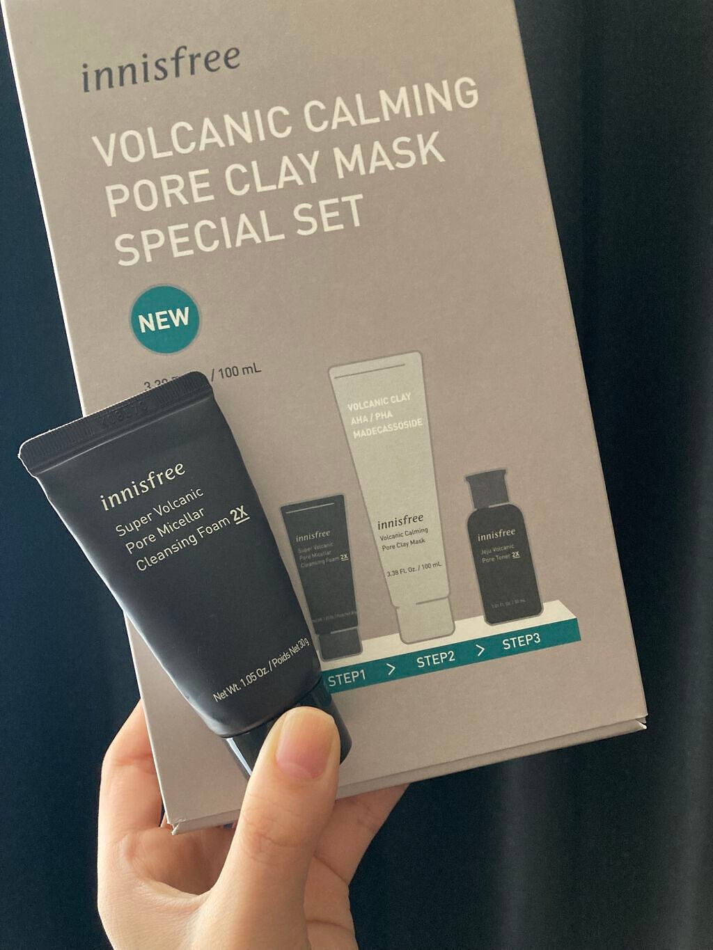 スーパーヴォルカニック ミセラー クレンジングフォーム 2X/innisfree/洗顔フォームを使ったクチコミ(1枚目)