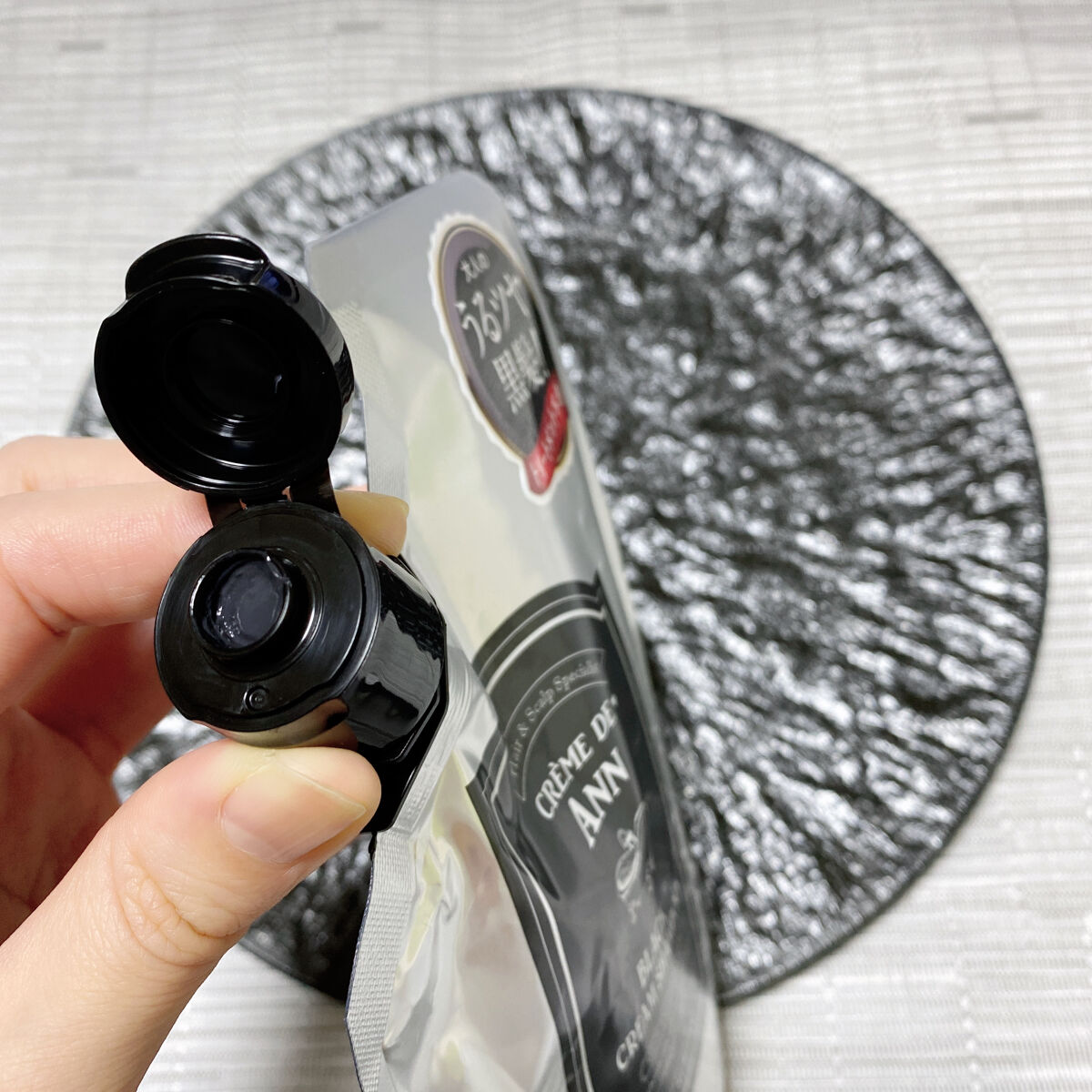 ブラッククリームシャンプー/creme de Ann/市販シャンプーを使ったクチコミ（2枚目）