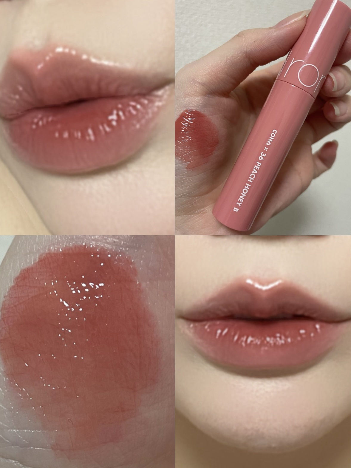 ジューシーラスティングティント/rom&nd/リップティントを使ったクチコミ（2枚目）