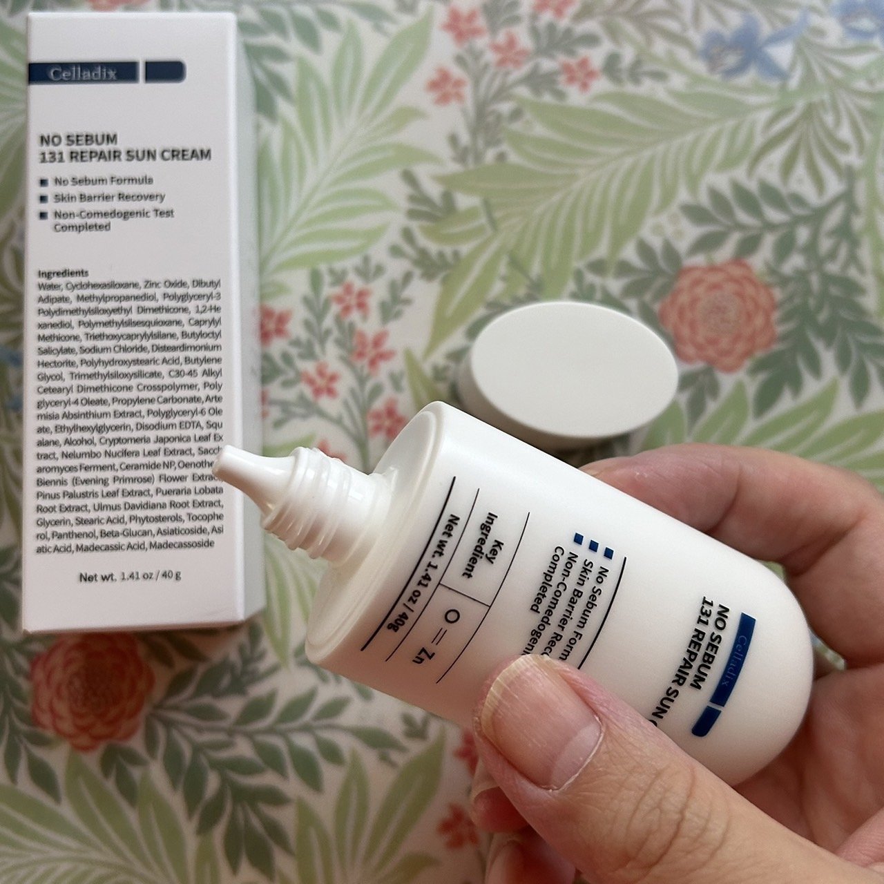 ノーセバム131リペア日焼け止めクリーム/Celladix/日焼け止めクリームを使ったクチコミ（2枚目）