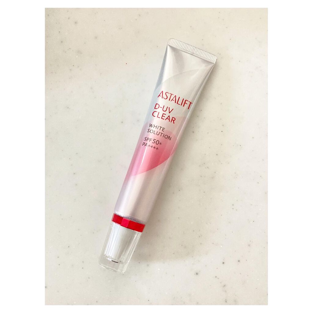 D-UVクリア ホワイトソリューション/アスタリフト/日焼け止めクリームを使ったクチコミ(1枚目)