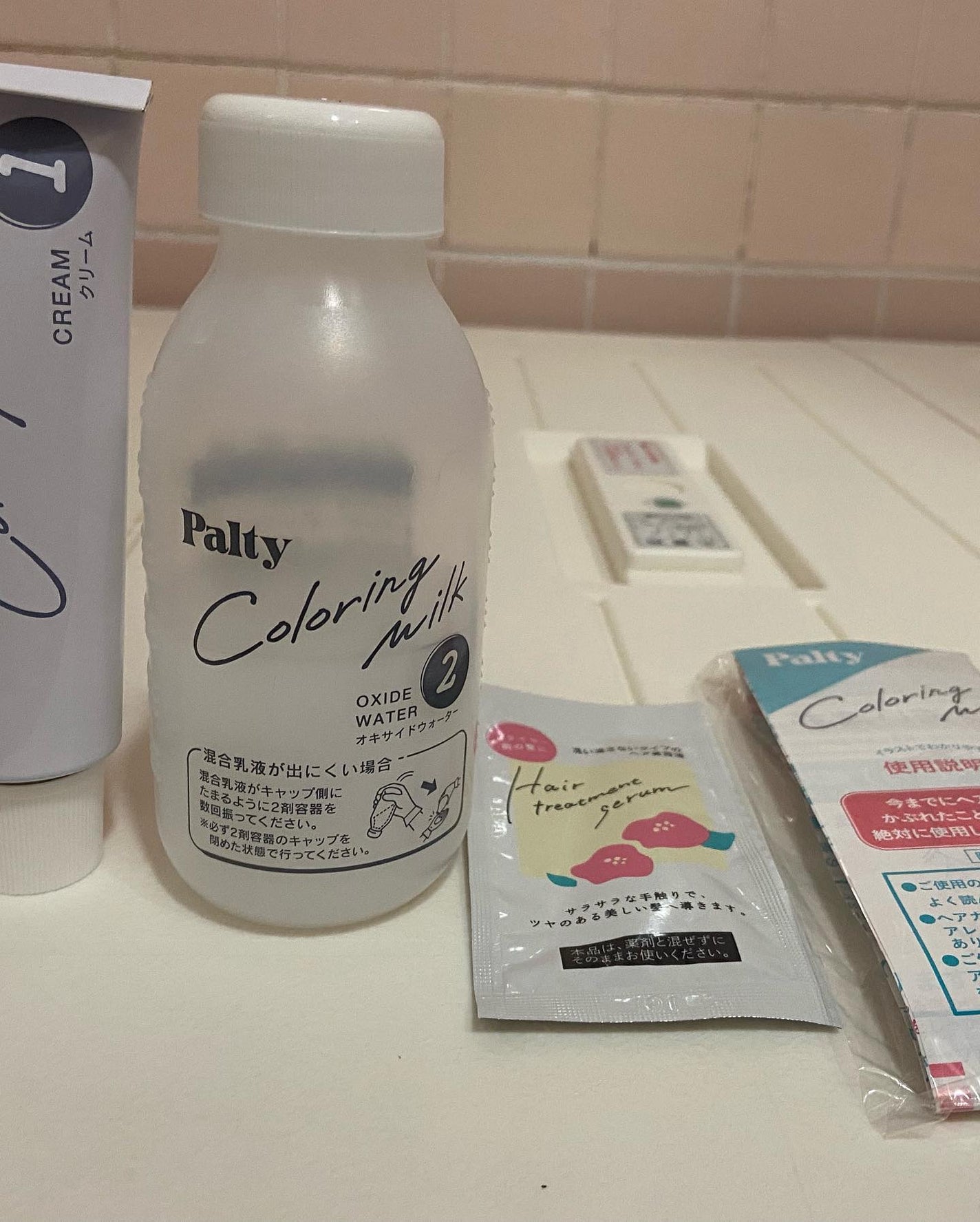 カラーリングミルク/パルティ/ヘアカラーを使ったクチコミ(3枚目)