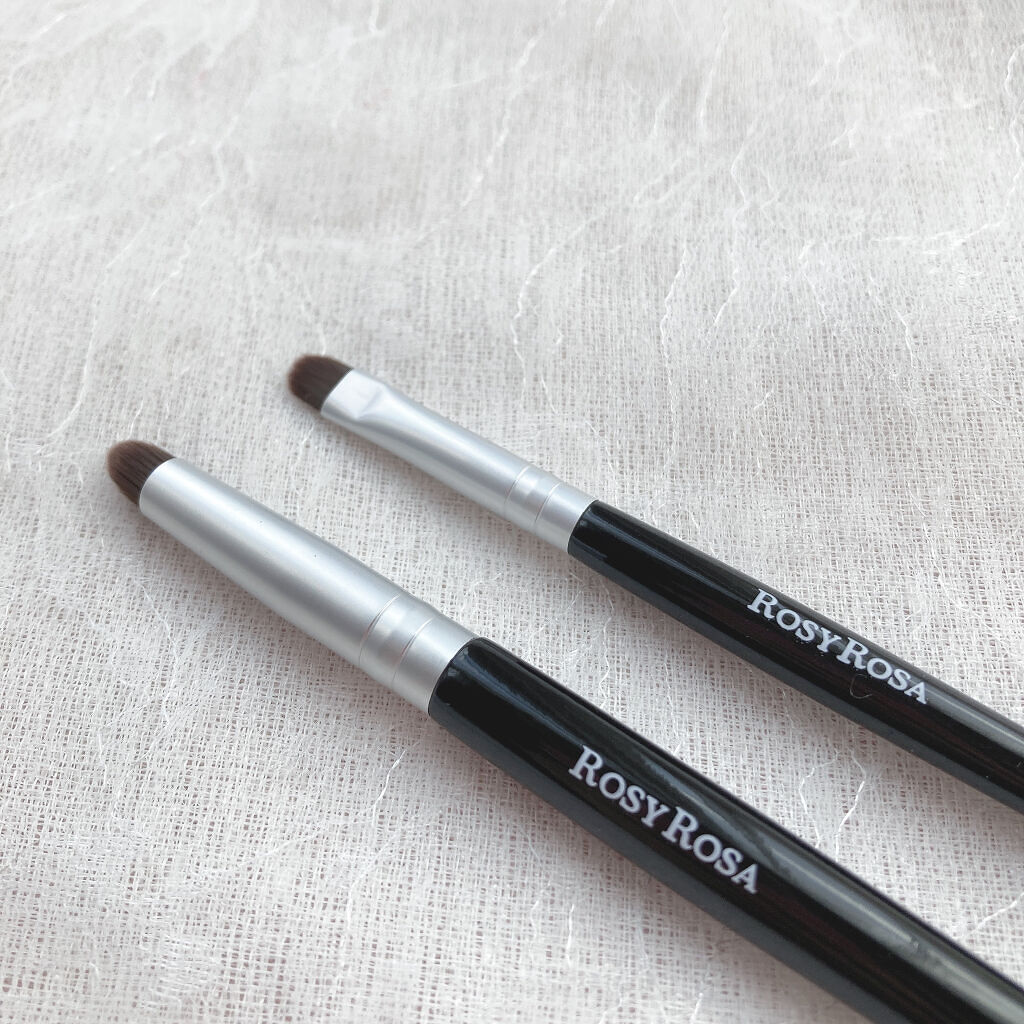 ポイントメイクアップブラシセット/ロージーローザ/メイクブラシを使ったクチコミ（3枚目）