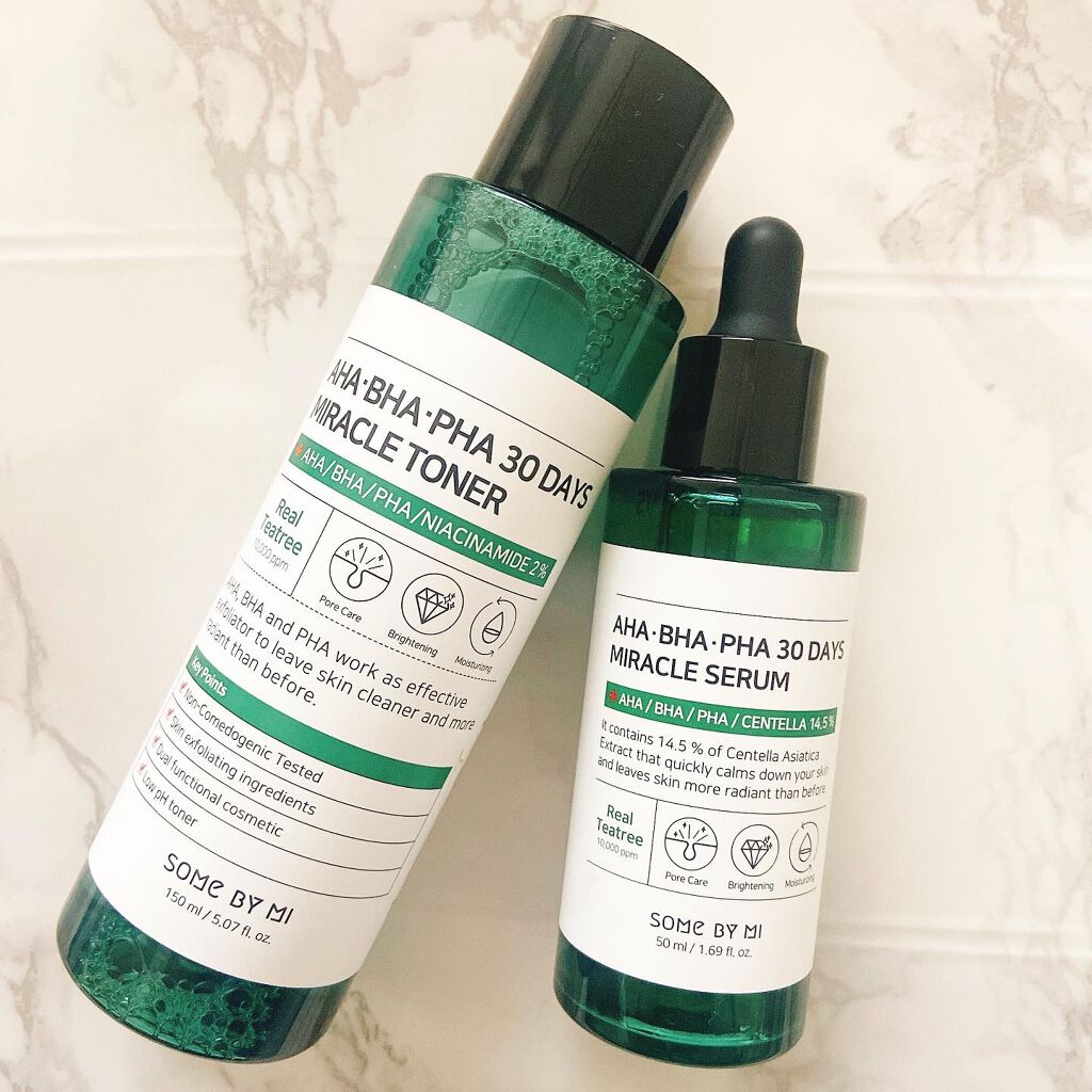AHA·BHA·PHA 30デイズミラクルトナー/SOME BY MI/化粧水を使ったクチコミ(1枚目)
