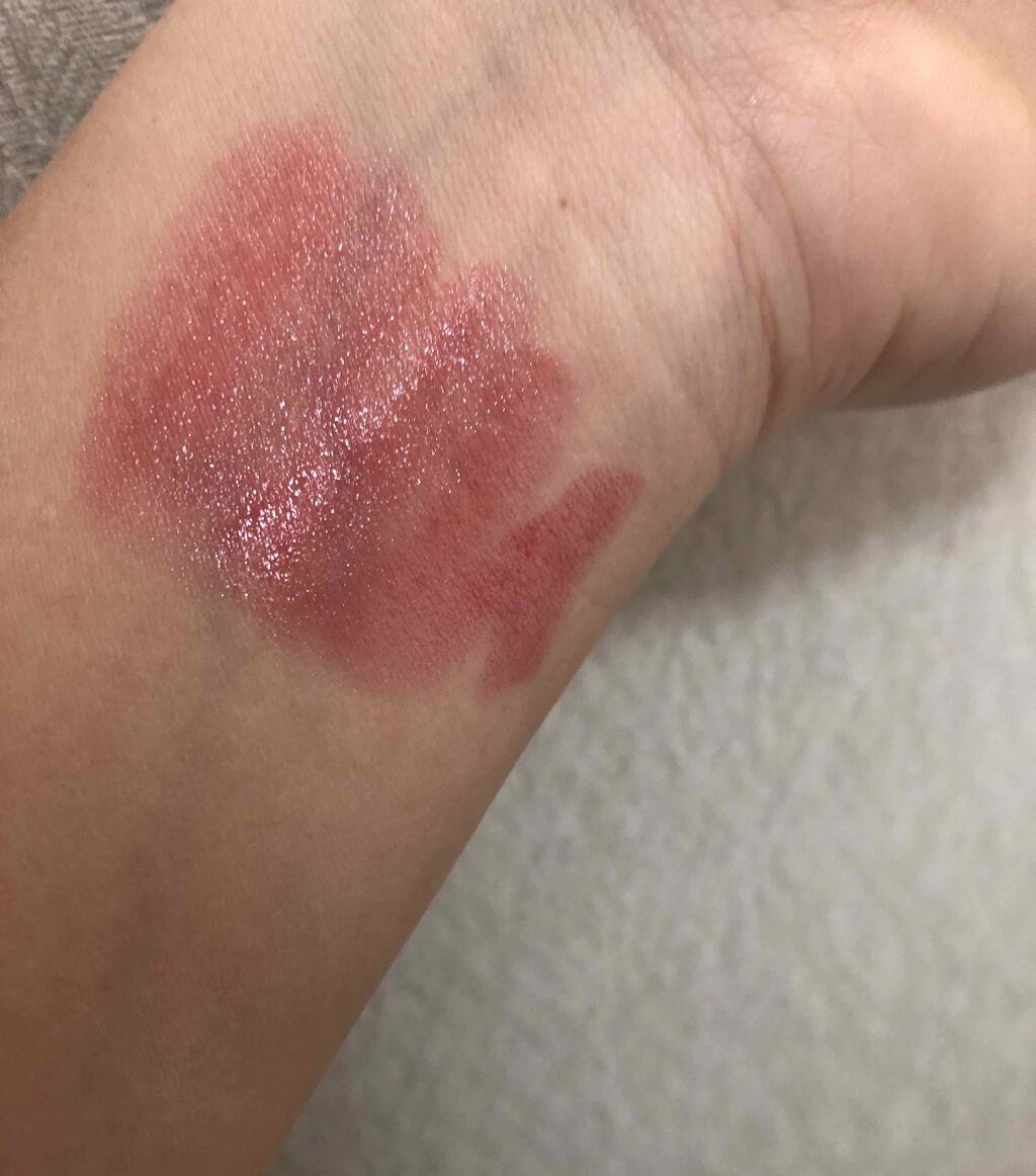 ラスティンググロスリップ/CEZANNE/口紅を使ったクチコミ（3枚目）