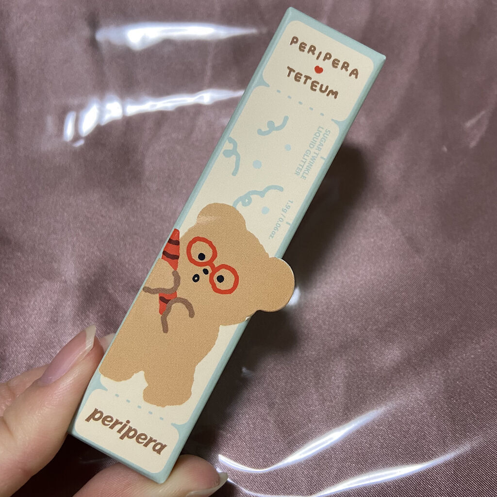 シュガー トゥインクル リキッド グリッター/PERIPERA/グリッターを使ったクチコミ（1枚目）