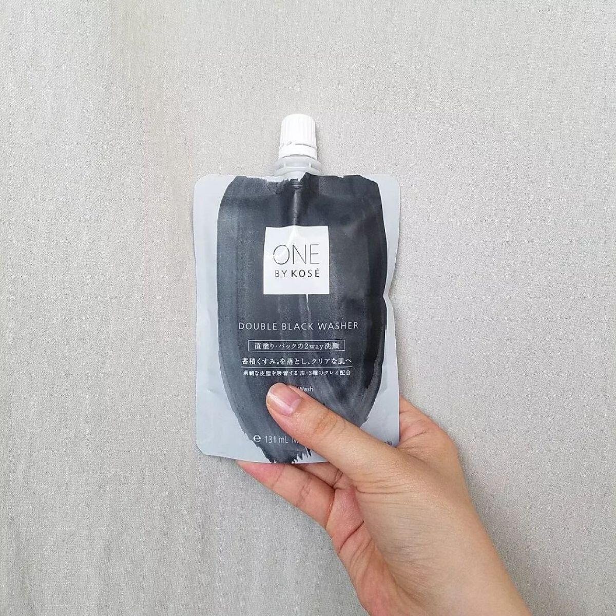 ダブル ブラック ウォッシャー/ONE BY KOSE/その他洗顔料を使ったクチコミ（1枚目）