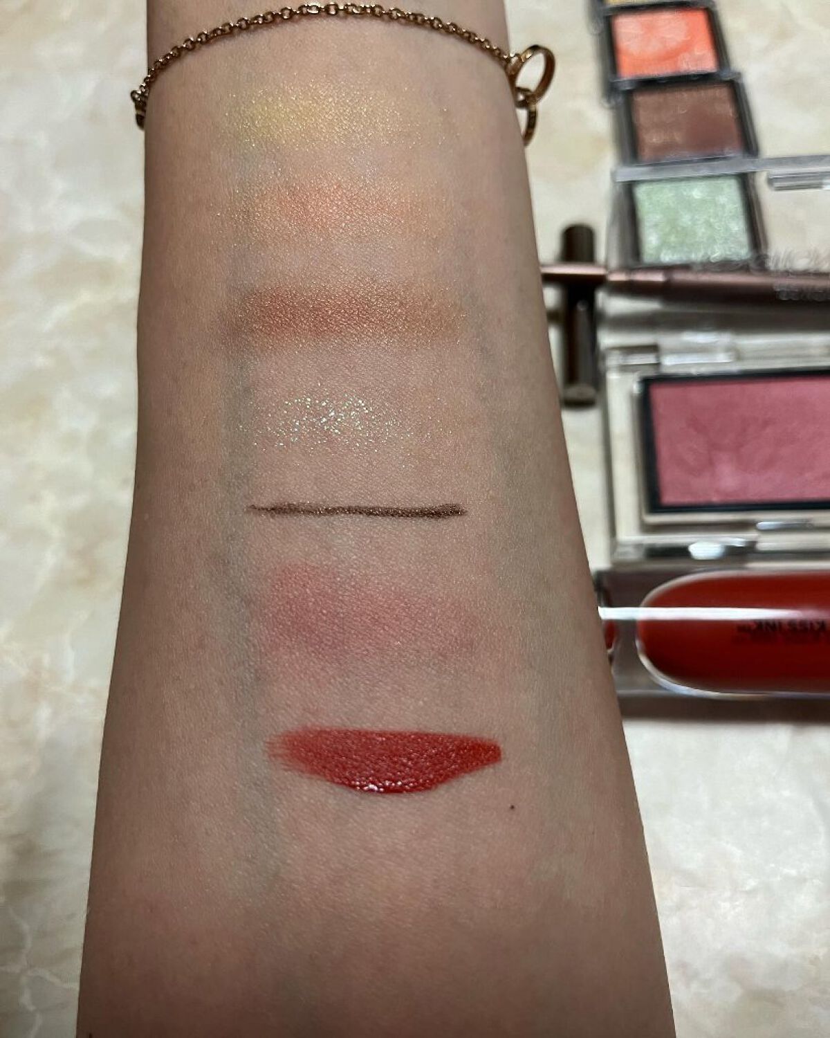 アディクション ザ ブラッシュ パール 005P Smoked Paprika/ADDICTION/パウダーチークを使ったクチコミ（2枚目）