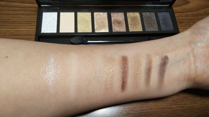 グラマラスリッチ アイパレット (クリスマスコフレ 2018)/Visée/メイクアップキットを使ったクチコミ(2枚目)