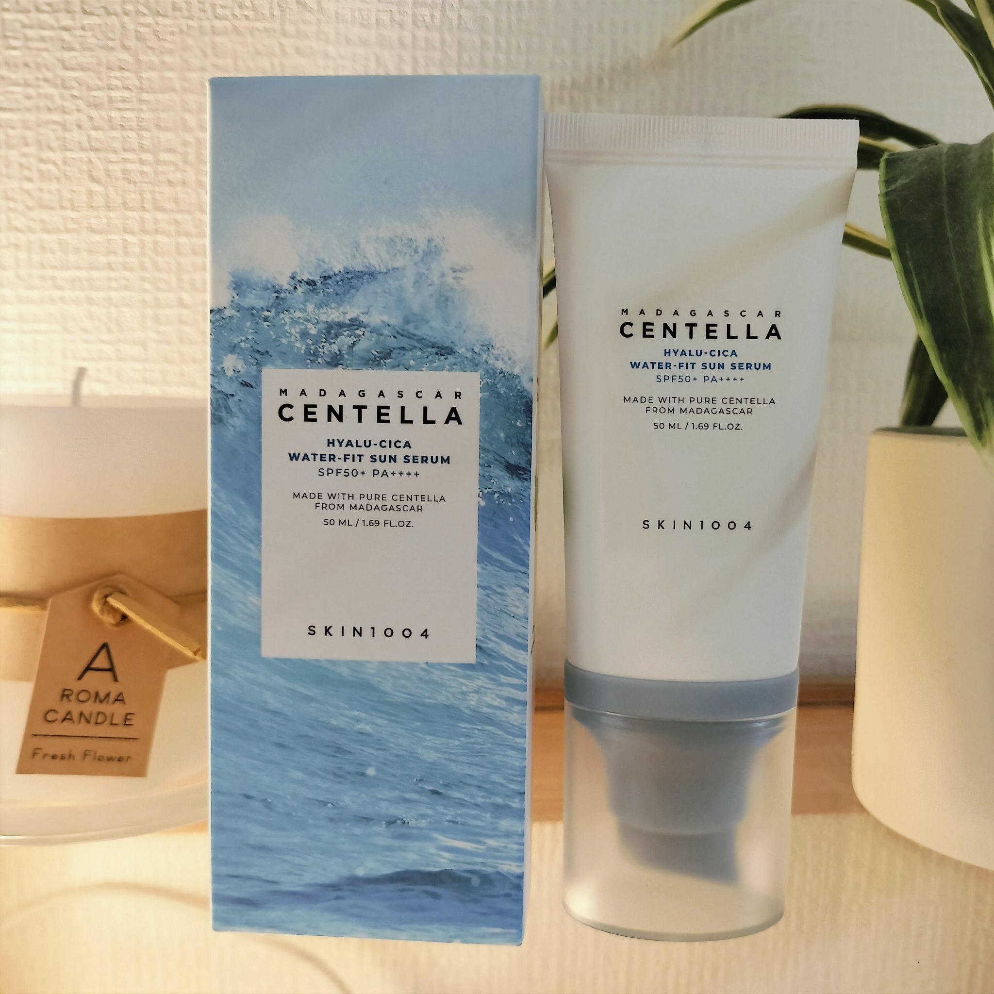 ヒアルーシカ ウォーターフィット サンセラム/SKIN1004/日焼け止めローションを使ったクチコミ（1枚目）