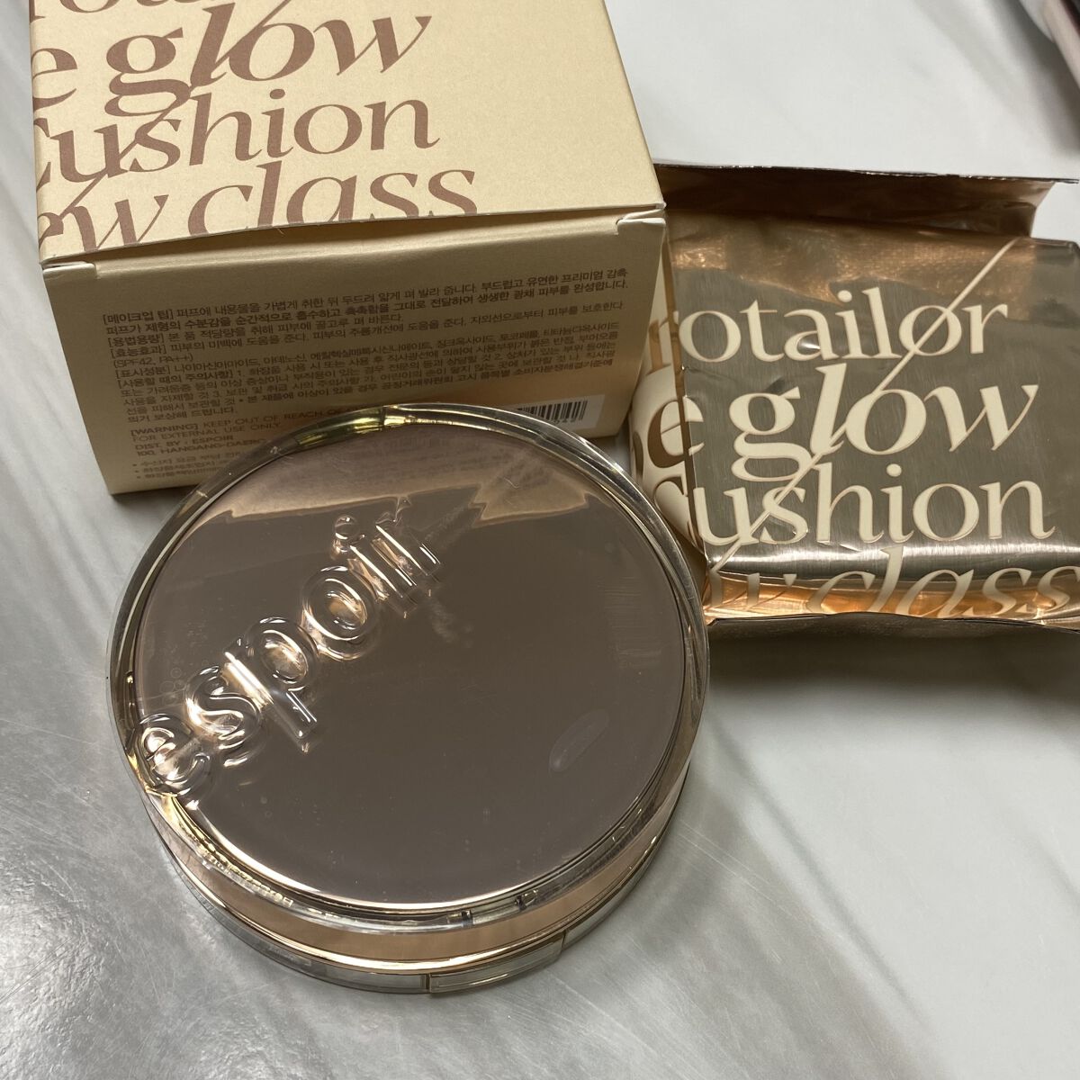 プロテーラービーグロウクッション ニュークラス/espoir/クッションファンデーションを使ったクチコミ（1枚目）