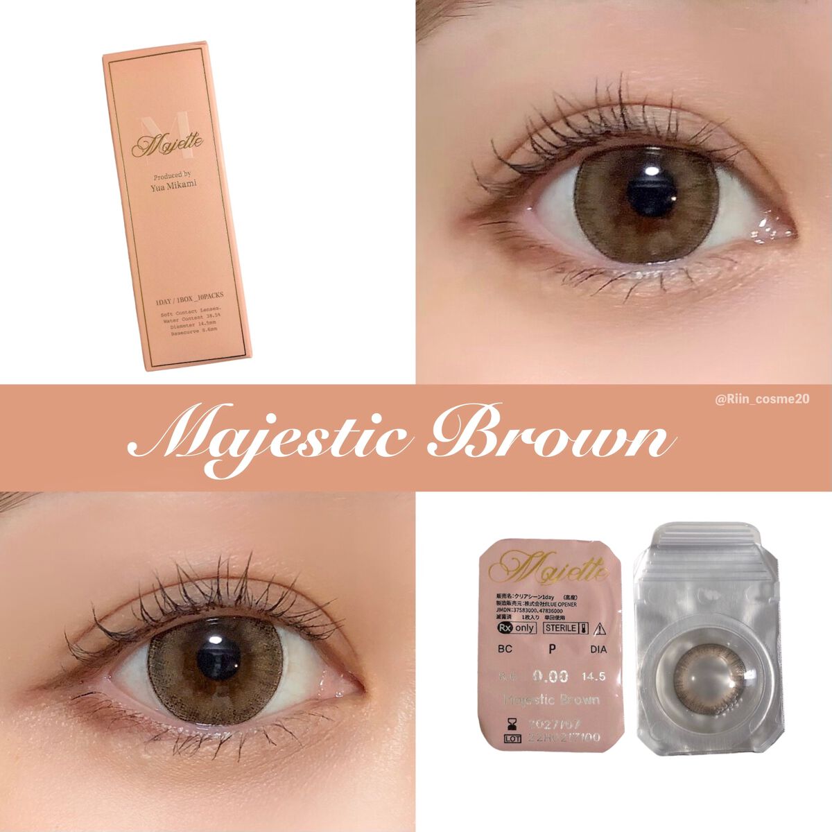 Majette 1day/Majette/ワンデー(1DAY)カラコンを使ったクチコミ(4枚目)