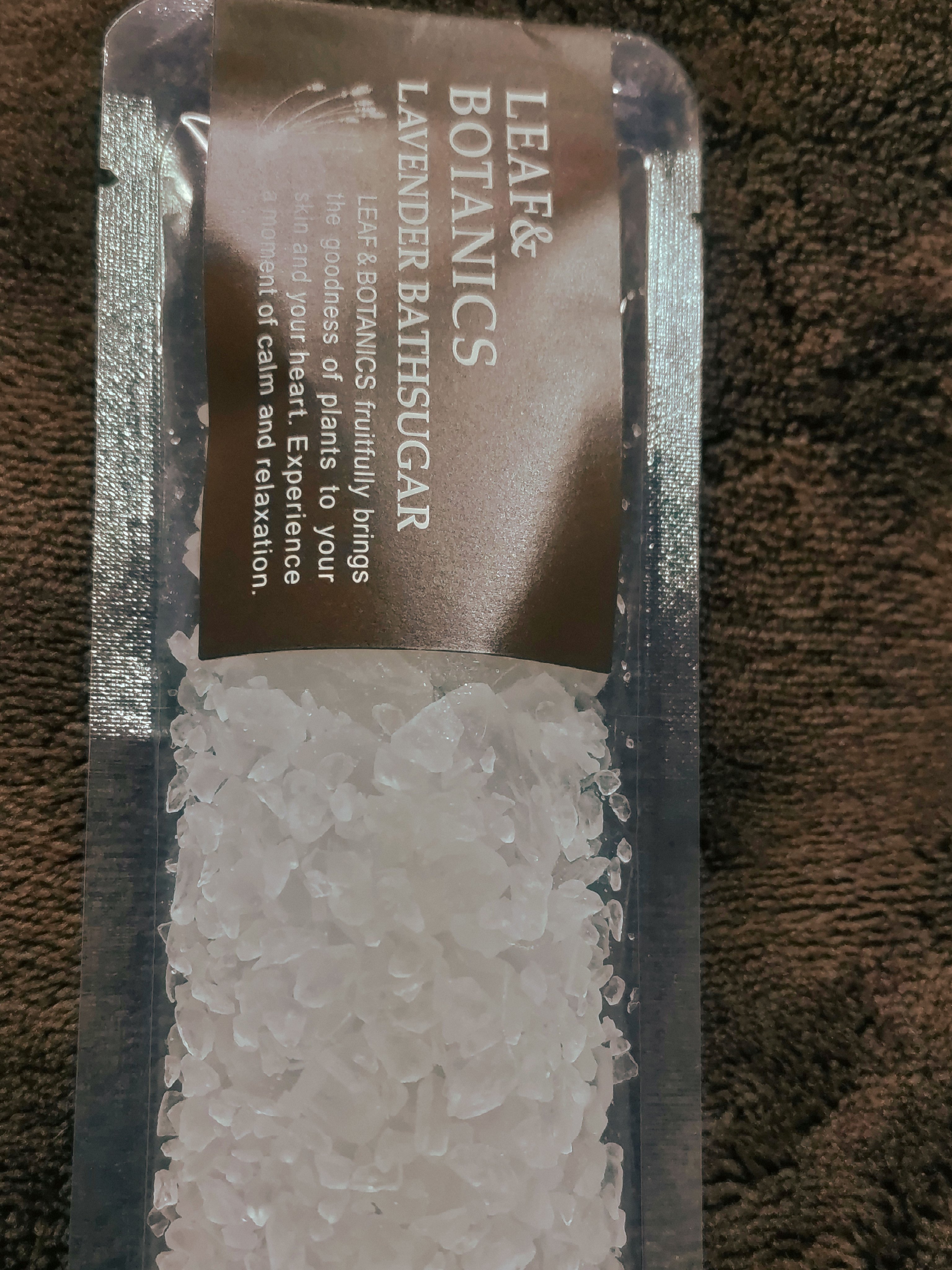 バスシュガー ラベンダー/LEAF＆BOTANICS /保湿系入浴剤を使ったクチコミ（1枚目）