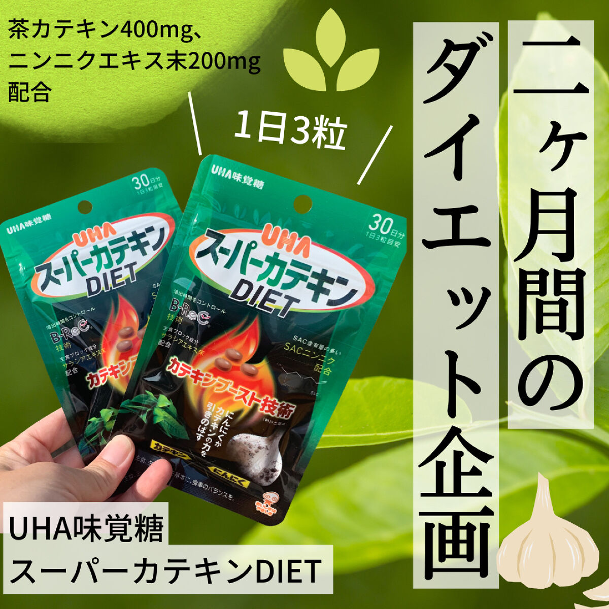 スーパーカテキンDIET/UHA味覚糖/ボディサプリメントを使ったクチコミ（1枚目）