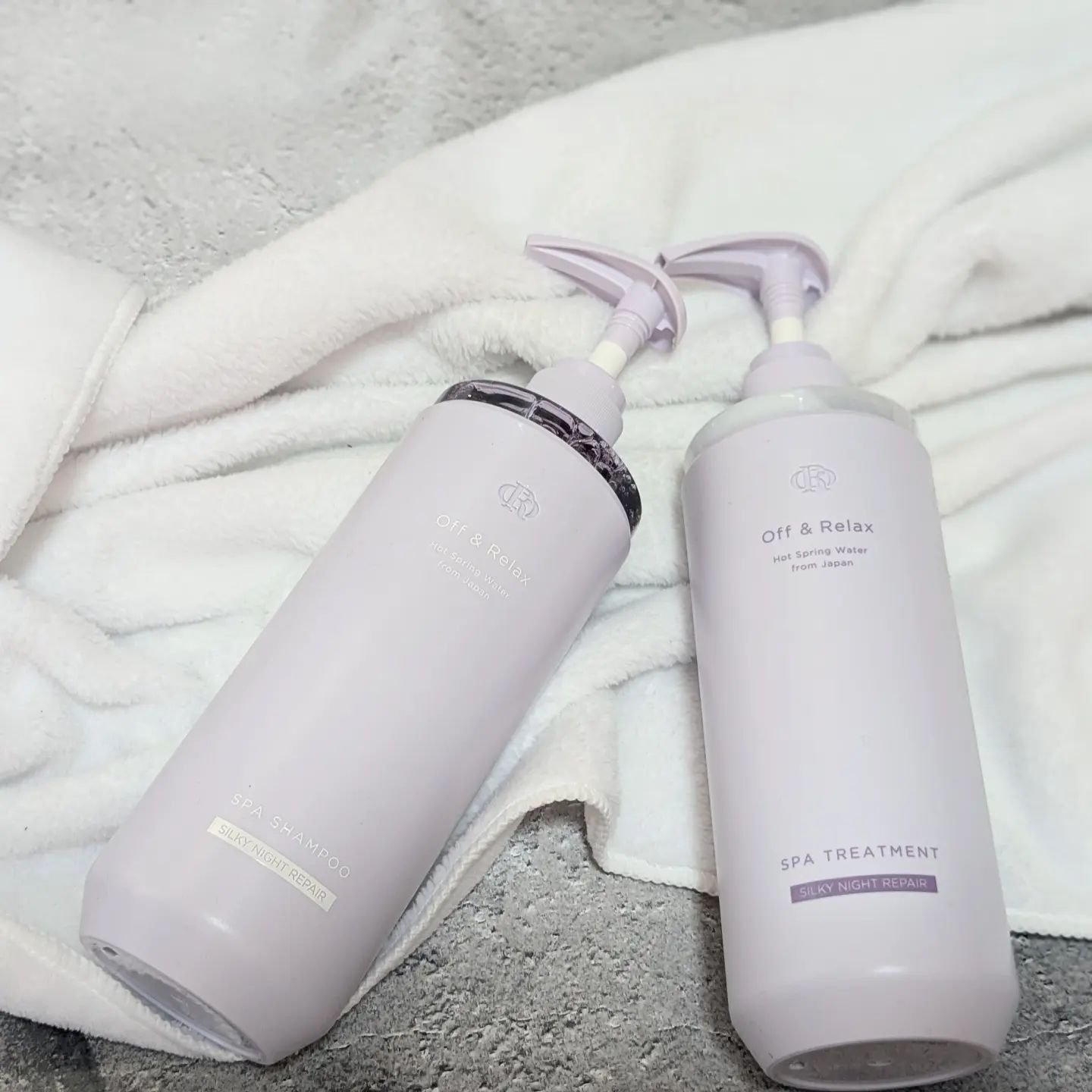 ＯＲ スパ・シャンプー／ヘアトリートメント シルキーナイトリペア/Off&Relax/市販シャンプーを使ったクチコミ（2枚目）