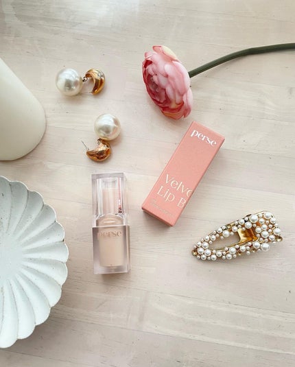 ベルベットフィックスリップバーム/perse/リップバームを使ったクチコミ(4枚目)