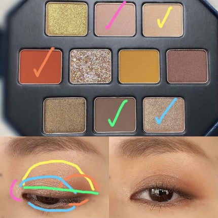 ウォンテッド トレジャーボックス アイパレット サウザンド・サニー/shu uemura/アイシャドウパレットを使ったクチコミ(3枚目)