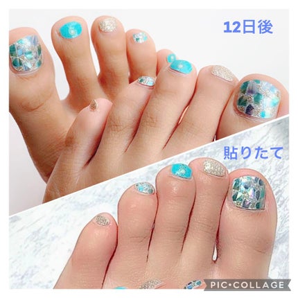 フットネイルシール/GELATO FACTORY/ネイルシールを使ったクチコミ(3枚目)