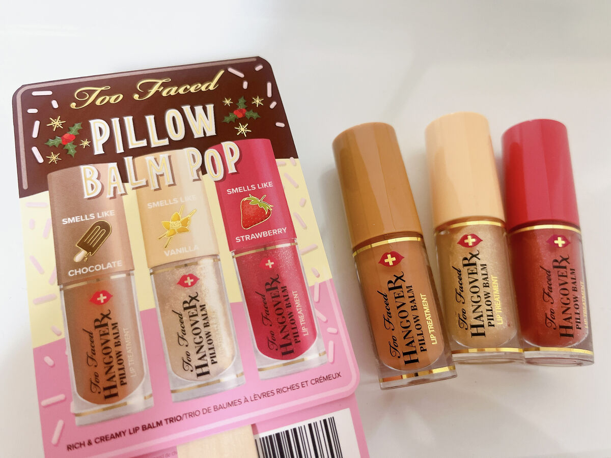 ～トゥー フェイスド ハングオーバー～ ピロー バーム リップ トリートメント/Too Faced/リップ美容液を使ったクチコミ（2枚目）