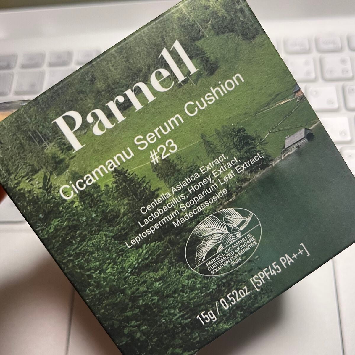 シカマヌ セラム クッションファンデ/parnell/クッションファンデーションを使ったクチコミ(1枚目)