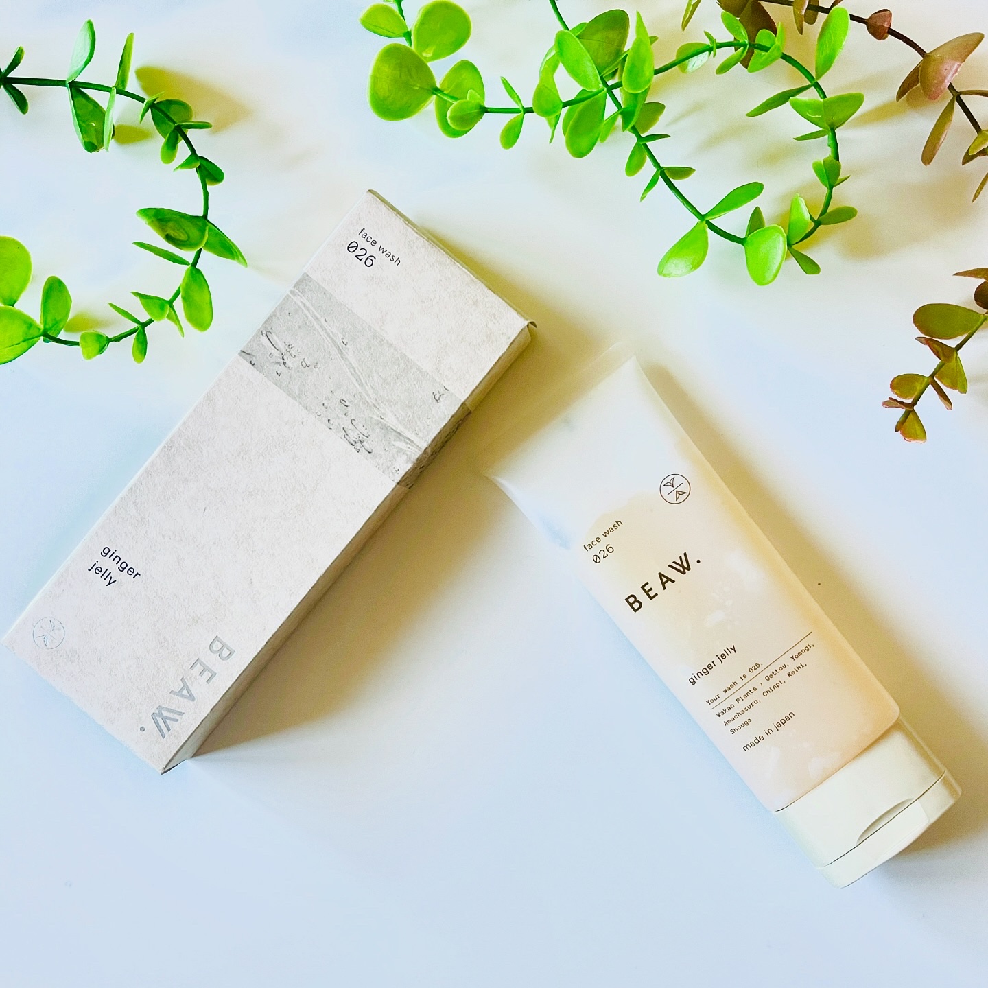 フェイスウォッシュ026 ジンジャージェリー/BEAW./洗顔フォームを使ったクチコミ（1枚目）