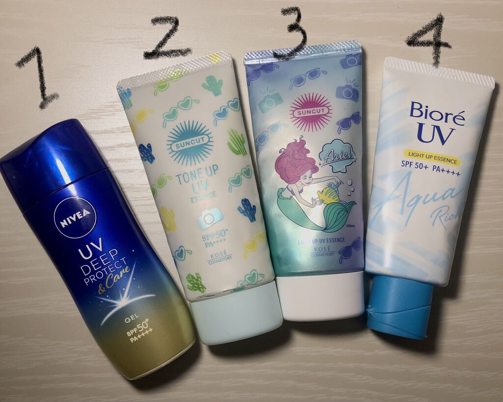 トーンアップUV エッセンス/サンカット®/日焼け止めローションを使ったクチコミ（2枚目）