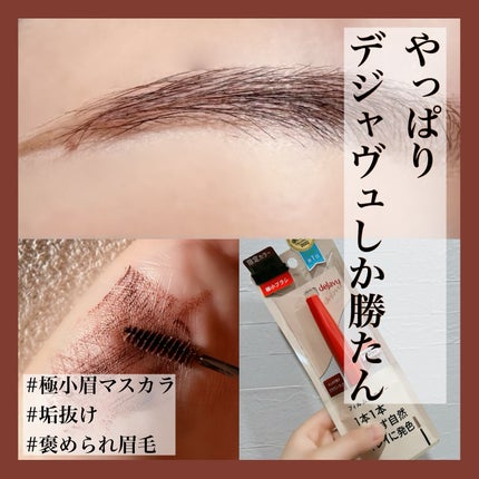 フィルム眉カラー ブラウニーフィグ(数量限定)/デジャヴュ/眉マスカラを使ったクチコミ(1枚目)