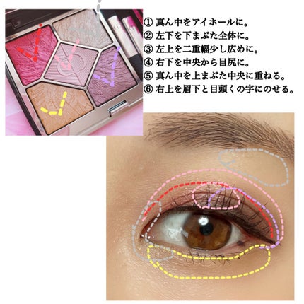 サンク クルール クチュール<バーズ オブ ア フェザー>/Dior/アイシャドウパレットを使ったクチコミ(3枚目)