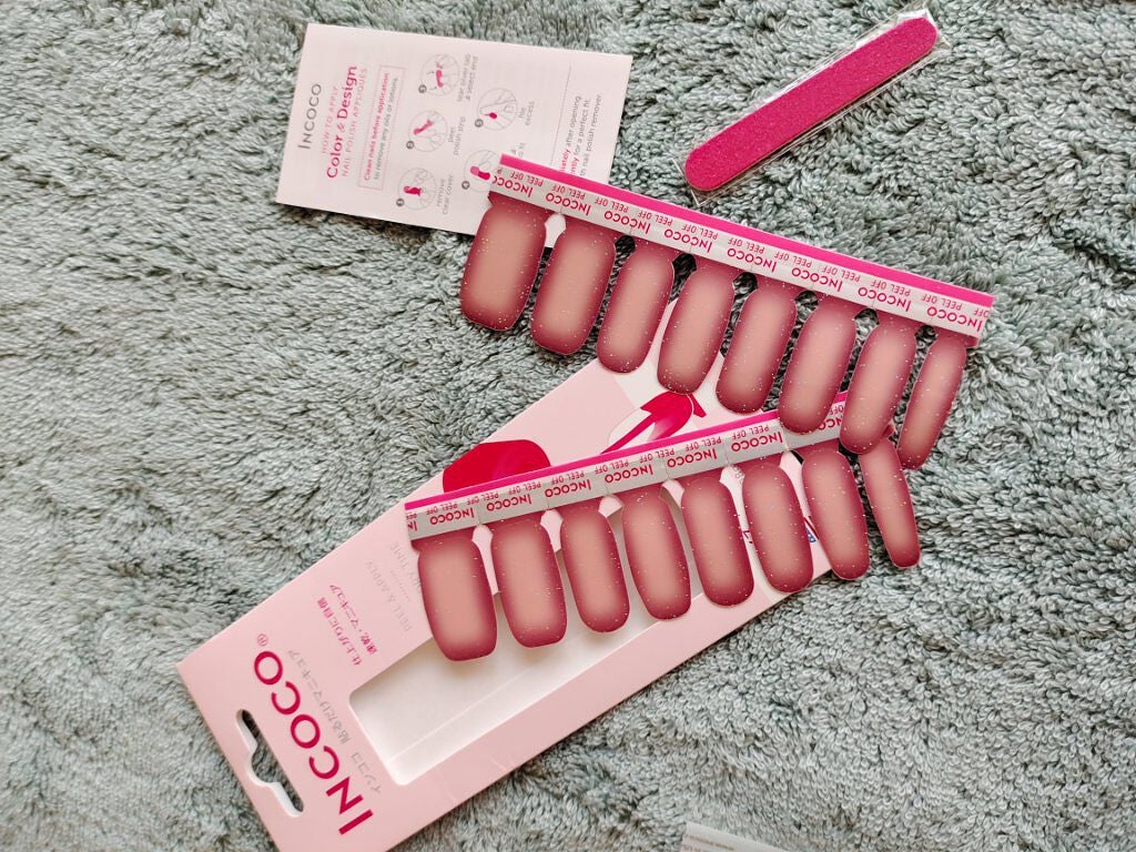 INCOCO インココ マニキュアシート/インココ/ネイルシールを使ったクチコミ(3枚目)