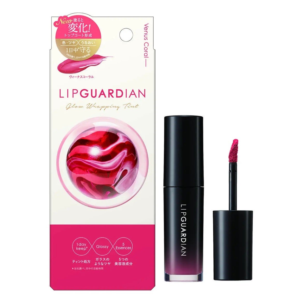 グロウラッピングティント/LIPGUARDIAN/リップティントを使ったクチコミ(3枚目)