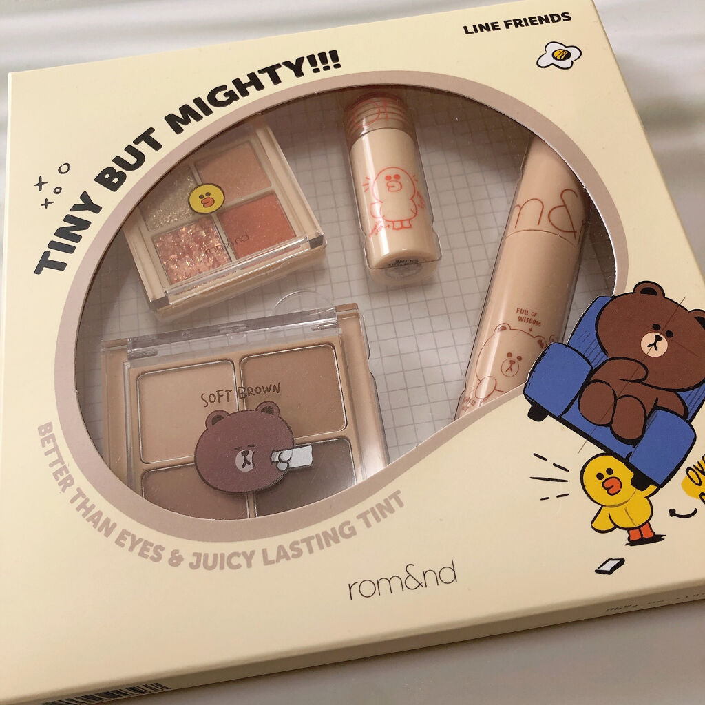 rom&nd:LINE FRIENDS EDITION
----------------------------------------------------------

ロムアンドからまたまた可愛いコラボエディションが発売されました�