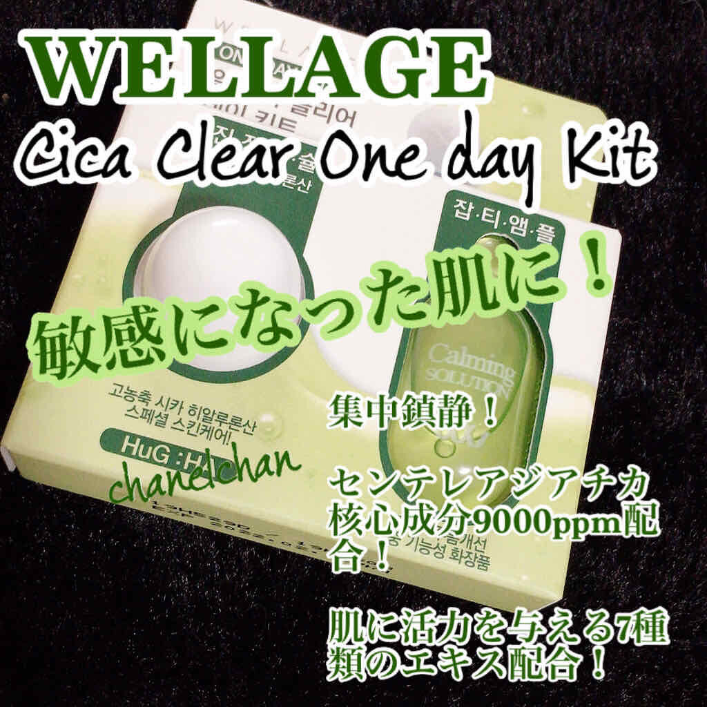 リアルシカグリーンワンデイキット/Wellage/美容液を使ったクチコミ(1枚目)