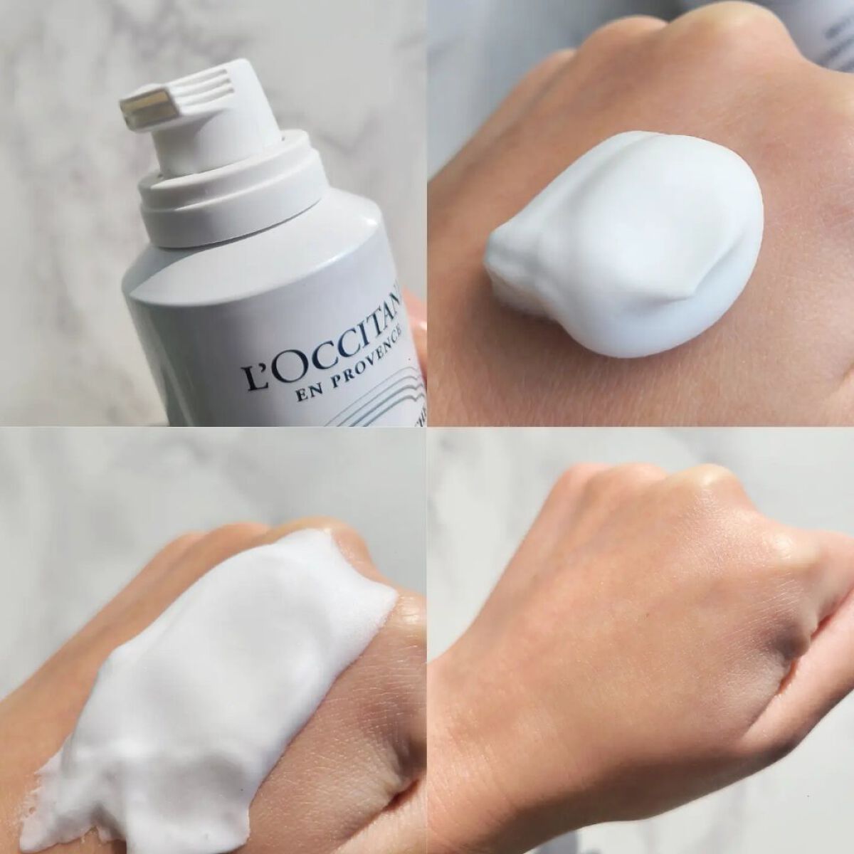 レーヌブランシュ イルミネイティングクレンジングフォーム/L'OCCITANE/泡洗顔を使ったクチコミ（2枚目）