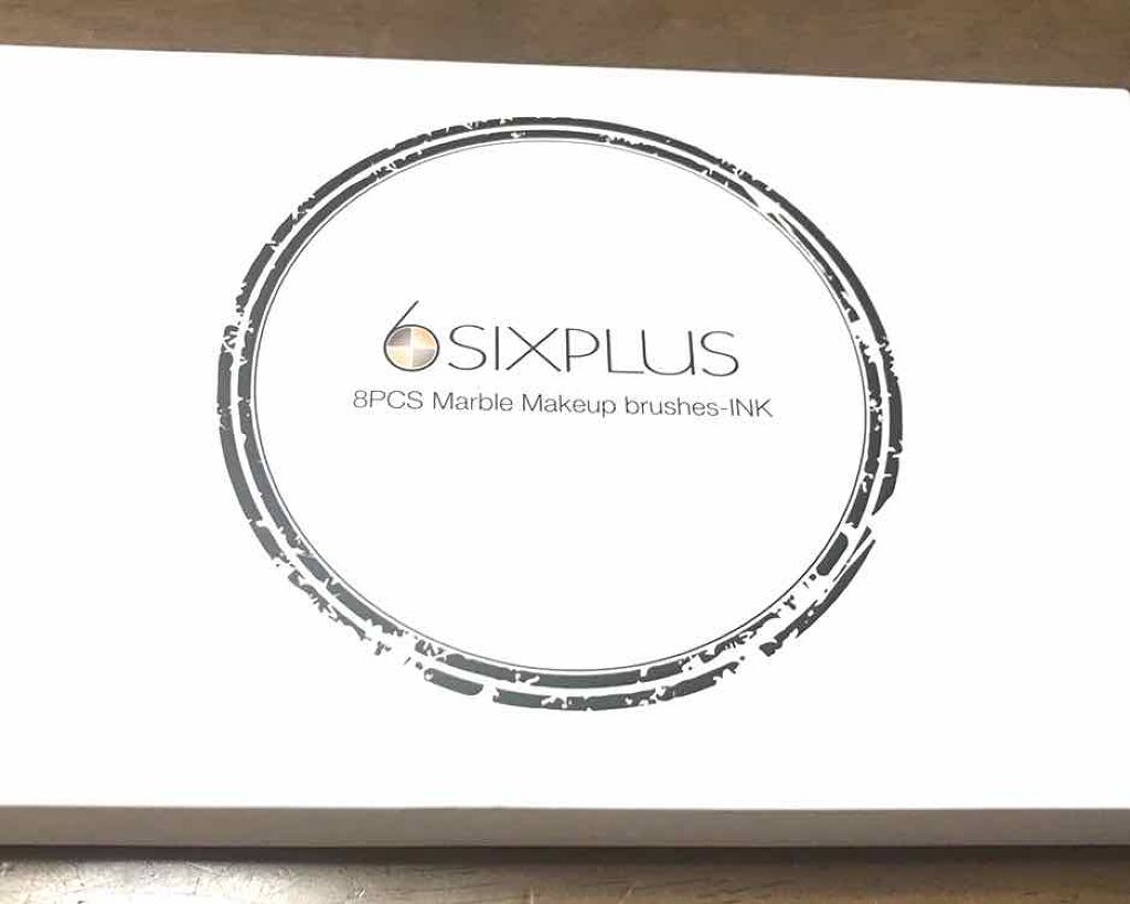 SIXPLUS 大理石柄のメイクブラシ8本セット/SIXPLUS/メイクブラシを使ったクチコミ(4枚目)